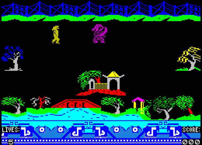 Willow Pattern - ZX Spectrum game screenshot (1985) by Firebird